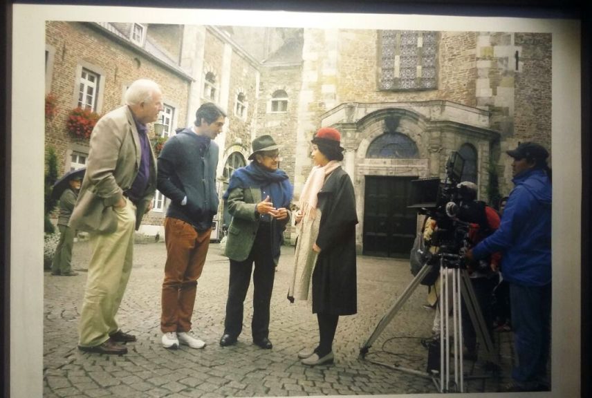 Suasana syuting film Ainun Habibie