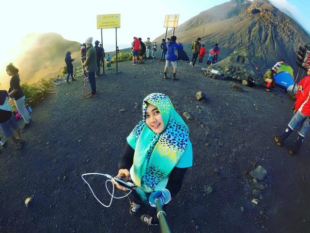 puncak gunung merapi