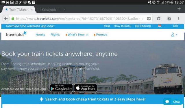 aplikasi tiket online traveloka