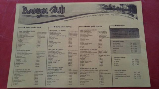 Banyu Mili Resto, Resto Di Tengah Wahana Air 3