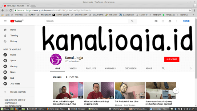 channel youtube kanal jogja