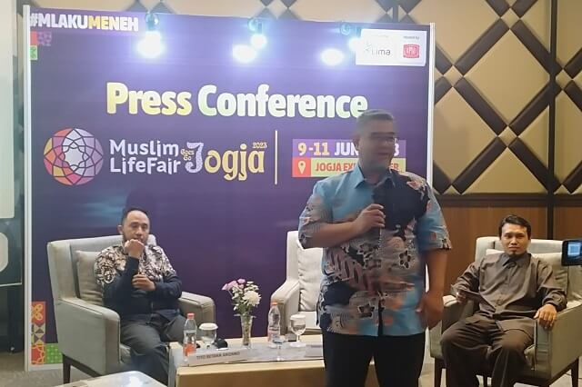 pres con muslim life fair jogja